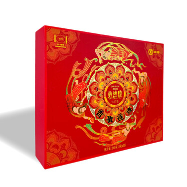 Sea Dyke Brand XM044 Dun Huang Brand Da Hong Pao (Ji Shi Lian Lian) (240g per Box - 8g x 30 Sachets)